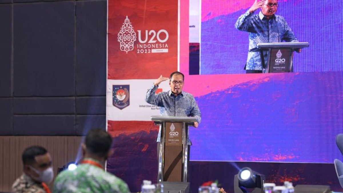 Danny Pomanto Describes Makassar's Economic Growth At The U20 Forum