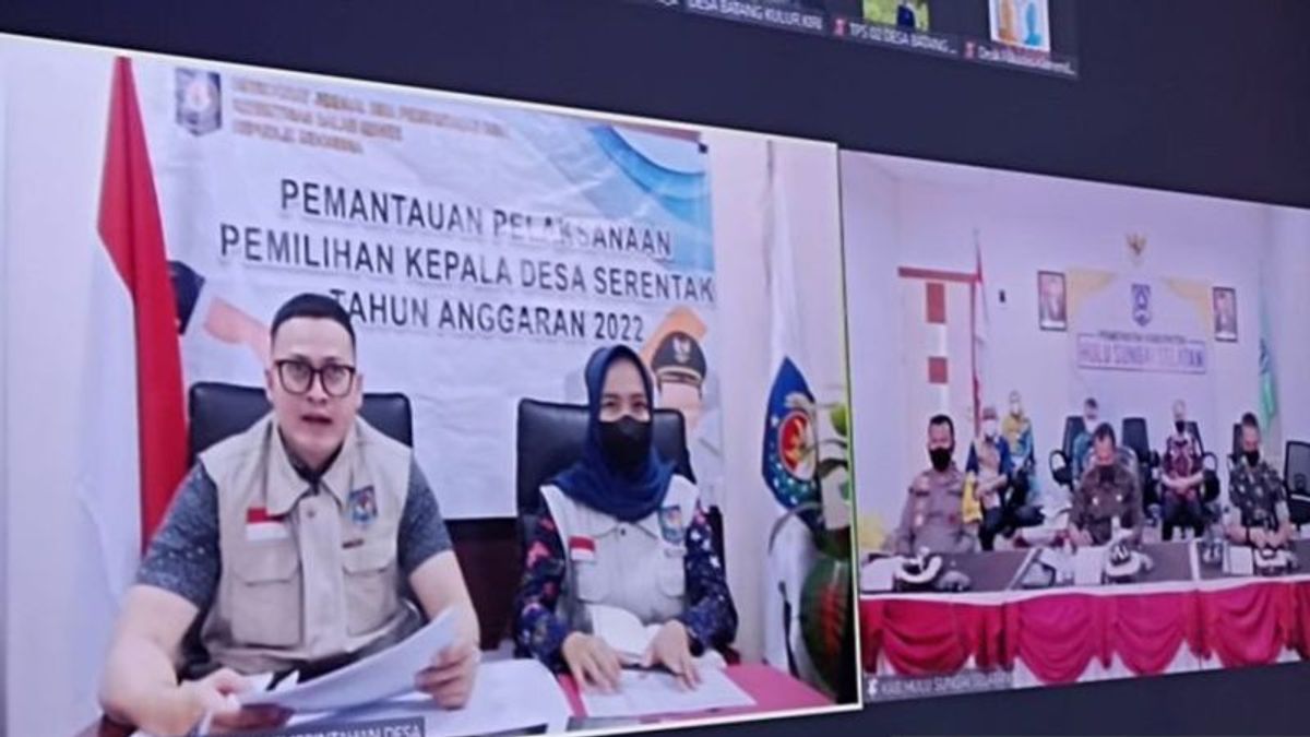 Pilkades 129 Villages In Hulu Sungai Selatan, Ministry Of Home Affairs Monitors Virtually Live To TPS
