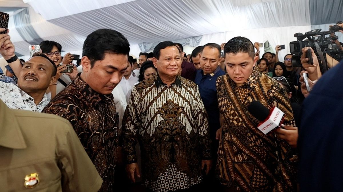 Temui Awak Media saat Sambangi Rumah Sufmi Dasco, Ini Kata Prabowo Subianto