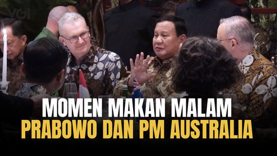 Presiden Prabowo Makan Malam Bersama PM Australia, Bobby Jadi Pusat Perhatian