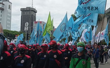 Besok, Buruh Gelar Aksi Minta Naik Upah dan Tolak Omnibus Law