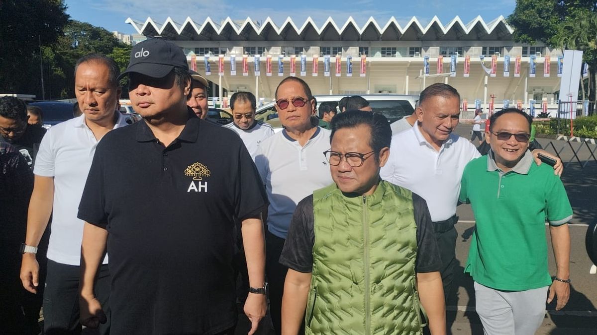 Bertemu Cak Imin di Istora Senayan, Airlangga: Kita Jalan Perlahan Tapi Pasti
