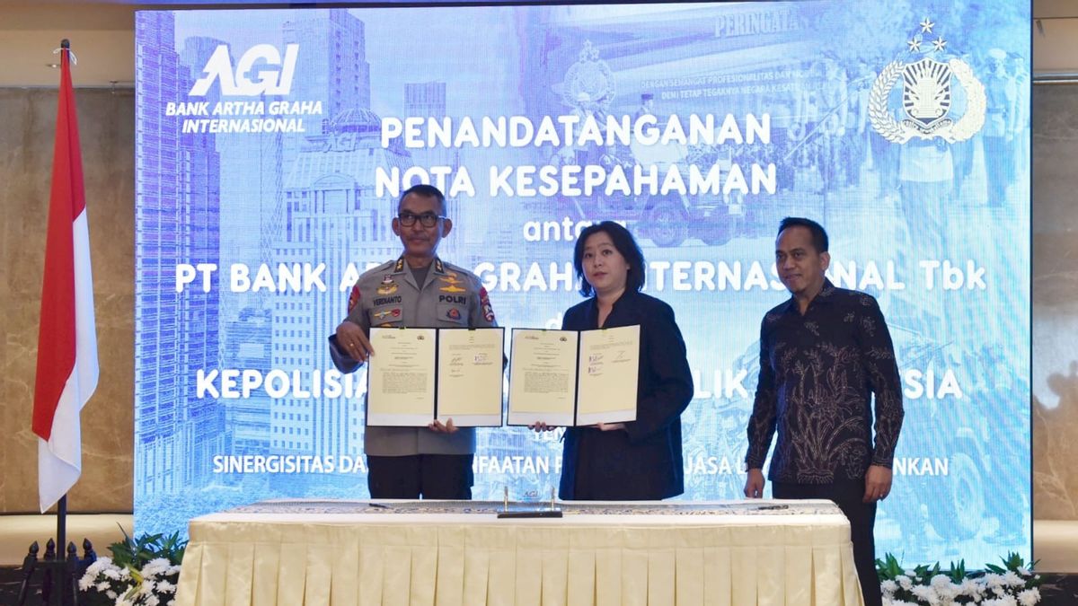 Taking Advantage Of Banking Services, The National Police Collaborates With Bank Artha Graha International