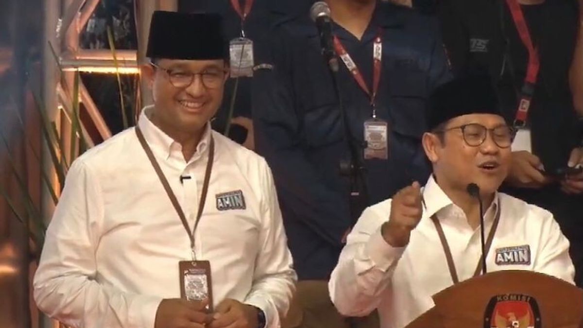 Only Applause, 10 Minutes Speech After Determination Number Urut Handed Over By Anies To Cak Imin
