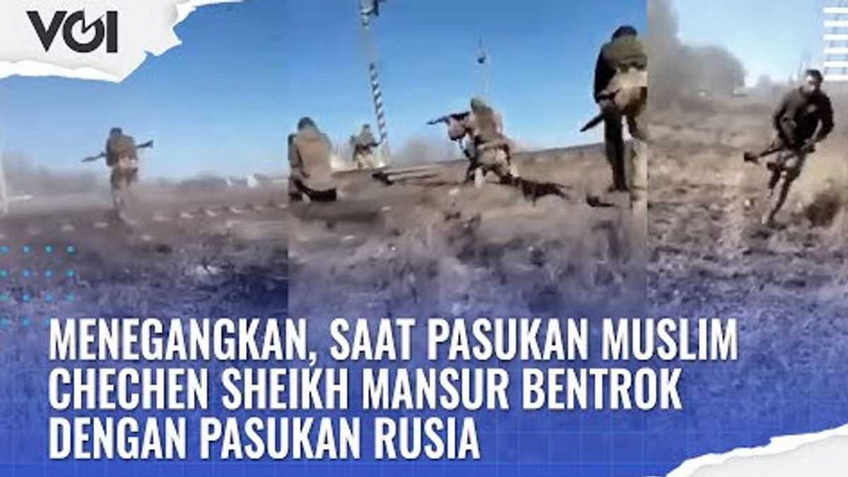 VIDEO: Menegangkan, Saat Pasukan Muslim Chechen Sheikh Mansur Bentrok dengan Pasukan Rusia