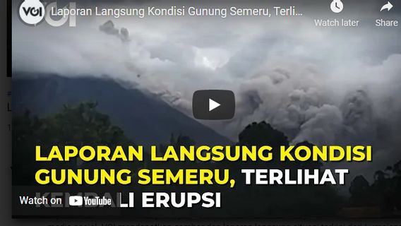 ビデオ:再び噴火を見たセメル山の状態に関するライブレポート