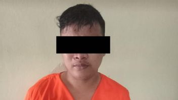 This Is The Thief Who Was Arrested By The Police After Stealing A Motorbike In Curug District