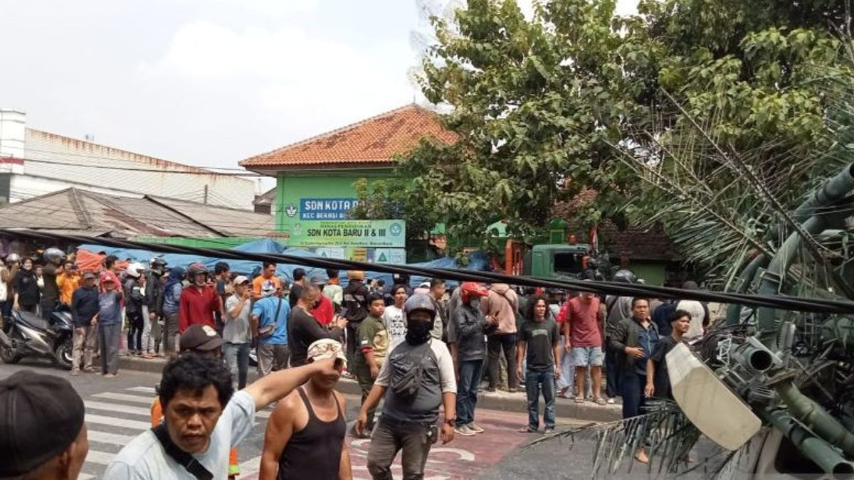 Kecelakaan Maut Truk Kontainer di Kranji Bekasi, 7 Siswa SD Tewas di Halte