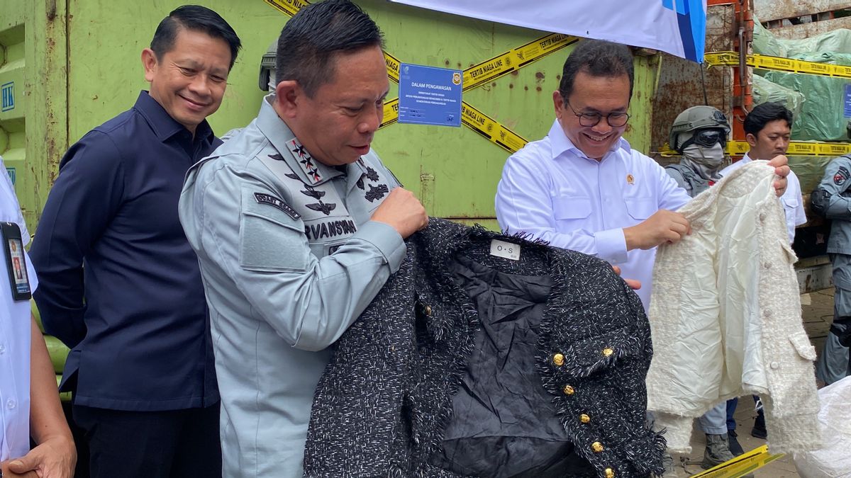 贸易部没收中国原产地非法进口商品,价值83亿印尼盾