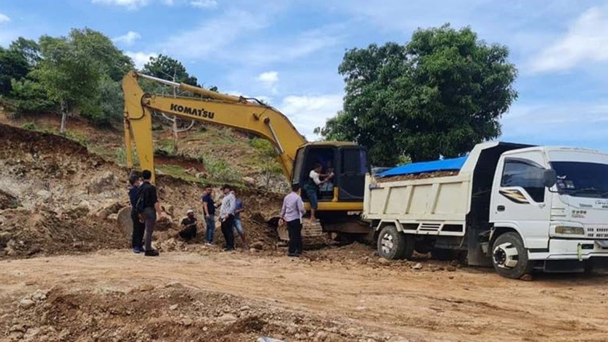 Two Heavy Equipment Seized And One Person Suspect In Illegal Mining In Aceh