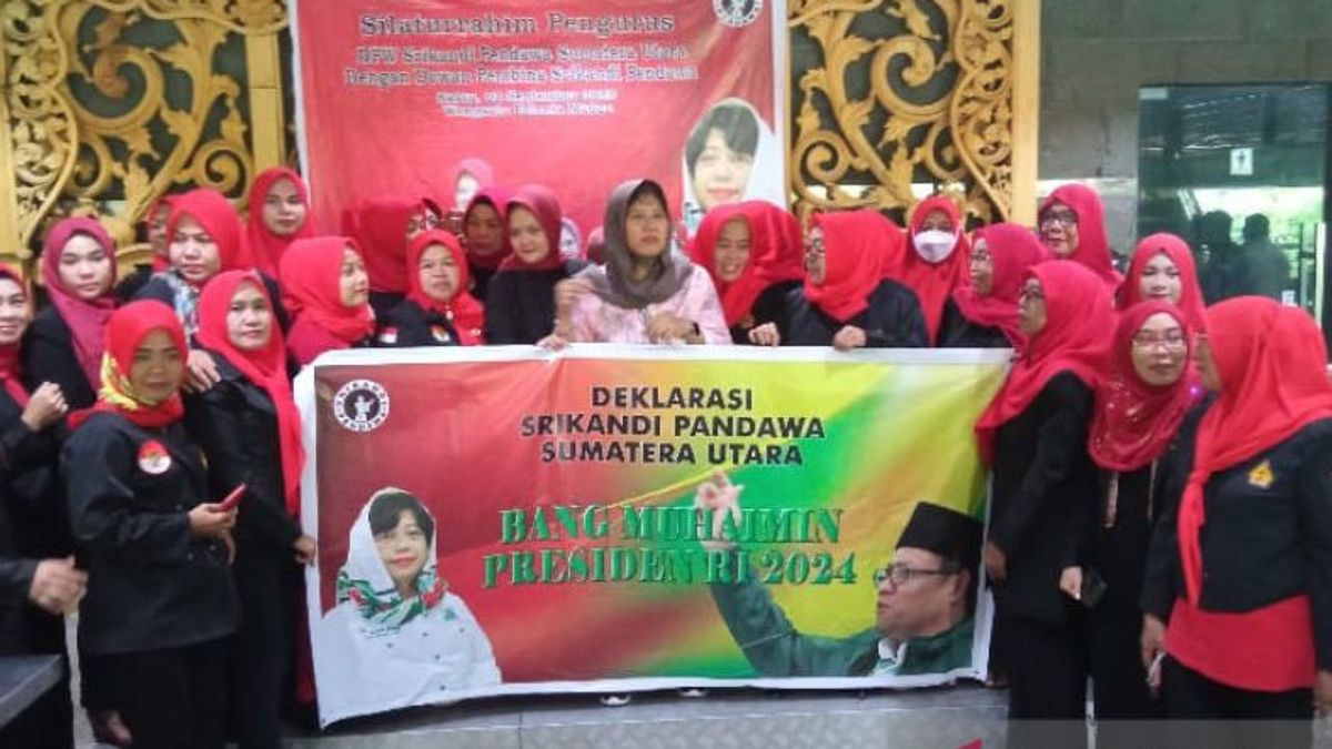 DPW Srikandi Pendawa Sumut Declaration Support For Muhamini Becomes A 2024 Presidential Candidate