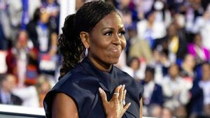 Michelle Obama, Harris, And Trump Campaign In Michigan