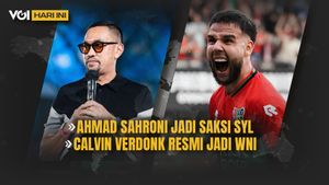 VOI Today Video:Ahmad Sahroni成为SYL的见证人,Calvin Verdonk正式成为印度尼西亚公民