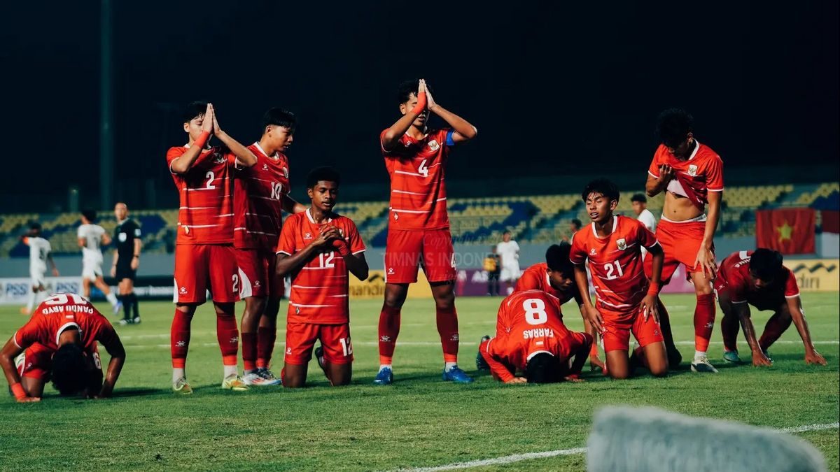 AFF U-17 Cup 2026 standings after Indonesia national team beat Timor Leste 4-0