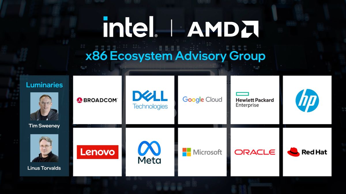 Intel, AMD, And A Number Of Technology Companies Join The X86 Ecosystem Advisory Group