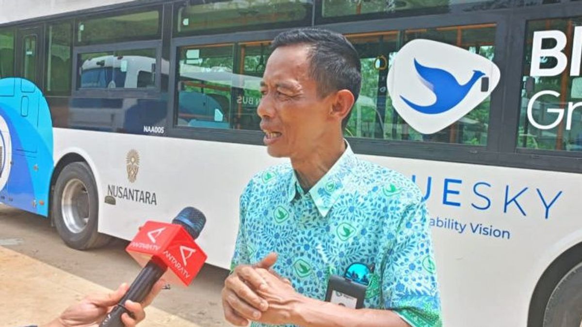 Five Bigbird Electric Buses Ready To Deliver Important Guests On The 79th Indonesian Independence Day Celebration At IKN