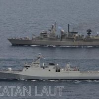 Jalani Misi Perdamaian UNIFIL di Laut Lebanon, KRI SIM-367 Latihan Manuver 