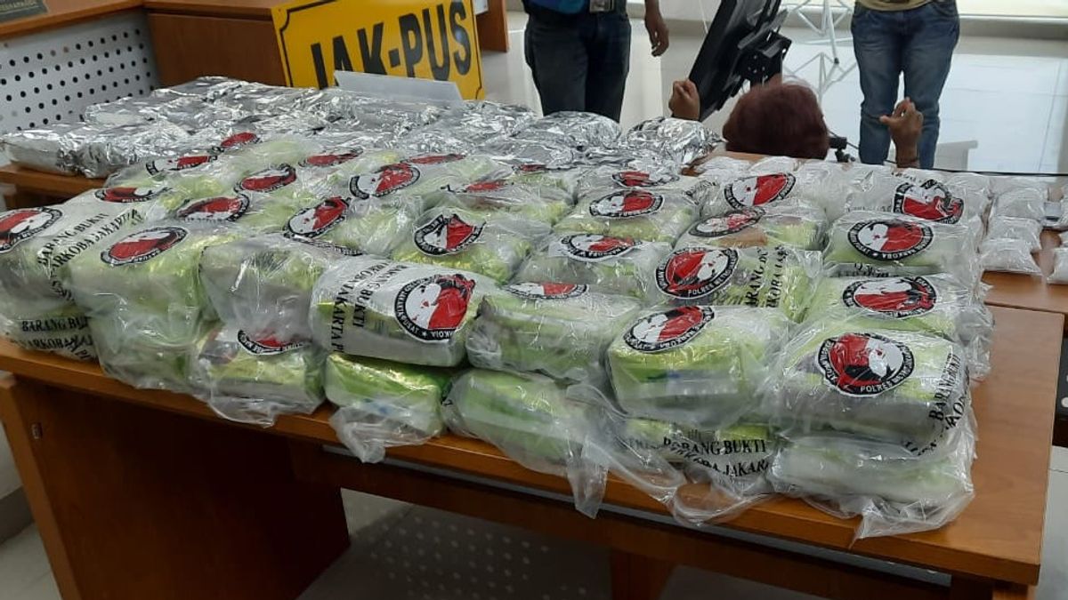 25公斤冰毒的流通被雅加达中央地铁警察挫败
