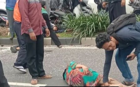 Lansia Kritis Setelah Ditabrak Motor Saat Menyebrang Jalan Meruya Ilir Jakbar