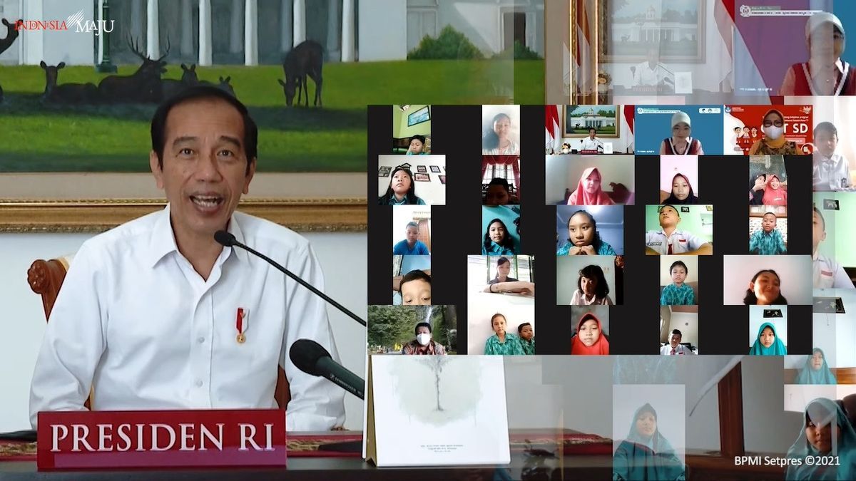 Curhat Anak SD ke Jokowi: Pak, Kelamaan di Rumah Jenuh