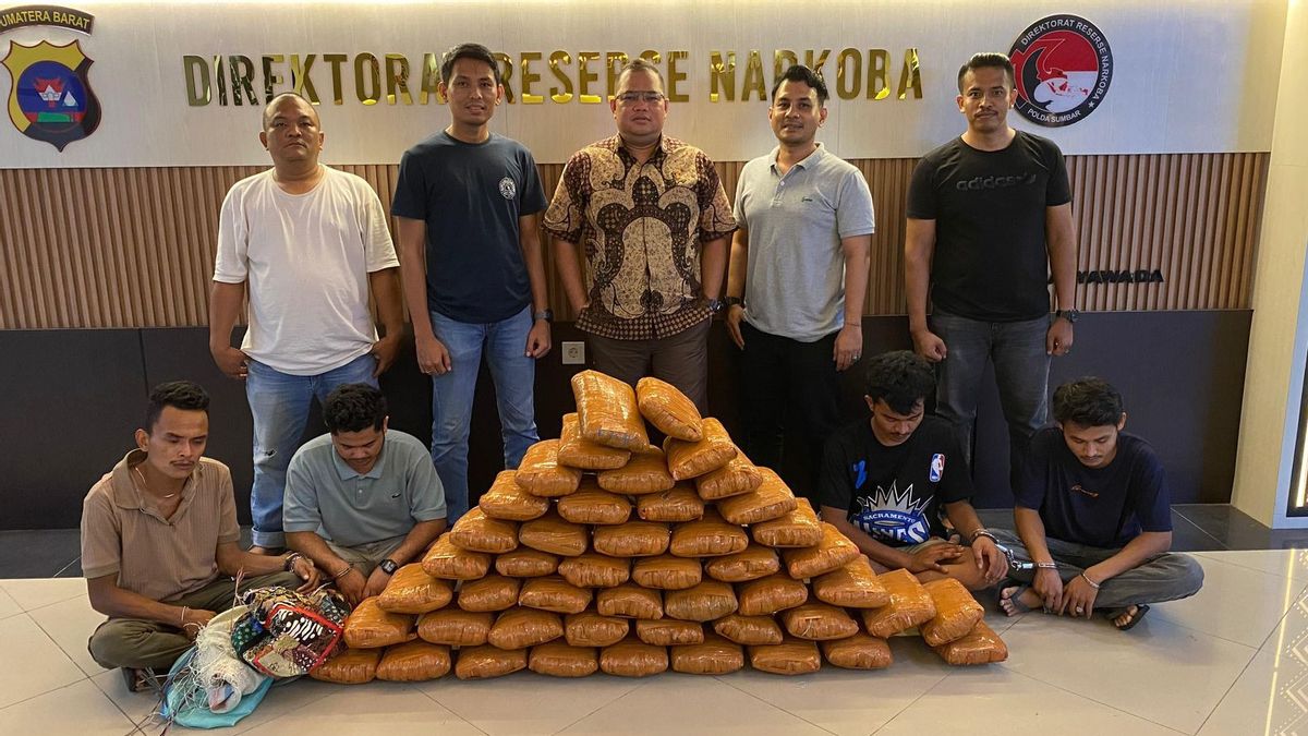 West Sumatra Police Thwarts Circulation Of 47 Kilo Cannabis