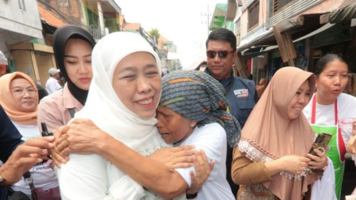 Competing With Risma At Banteng Kandang, Khofifah Optimistic To Win Thickly In Surabaya