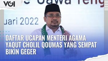 VIDEO: Daftar Ucapan Menteri Agama Yaqut Cholil Qoumas yang Sempat Bikin Geger