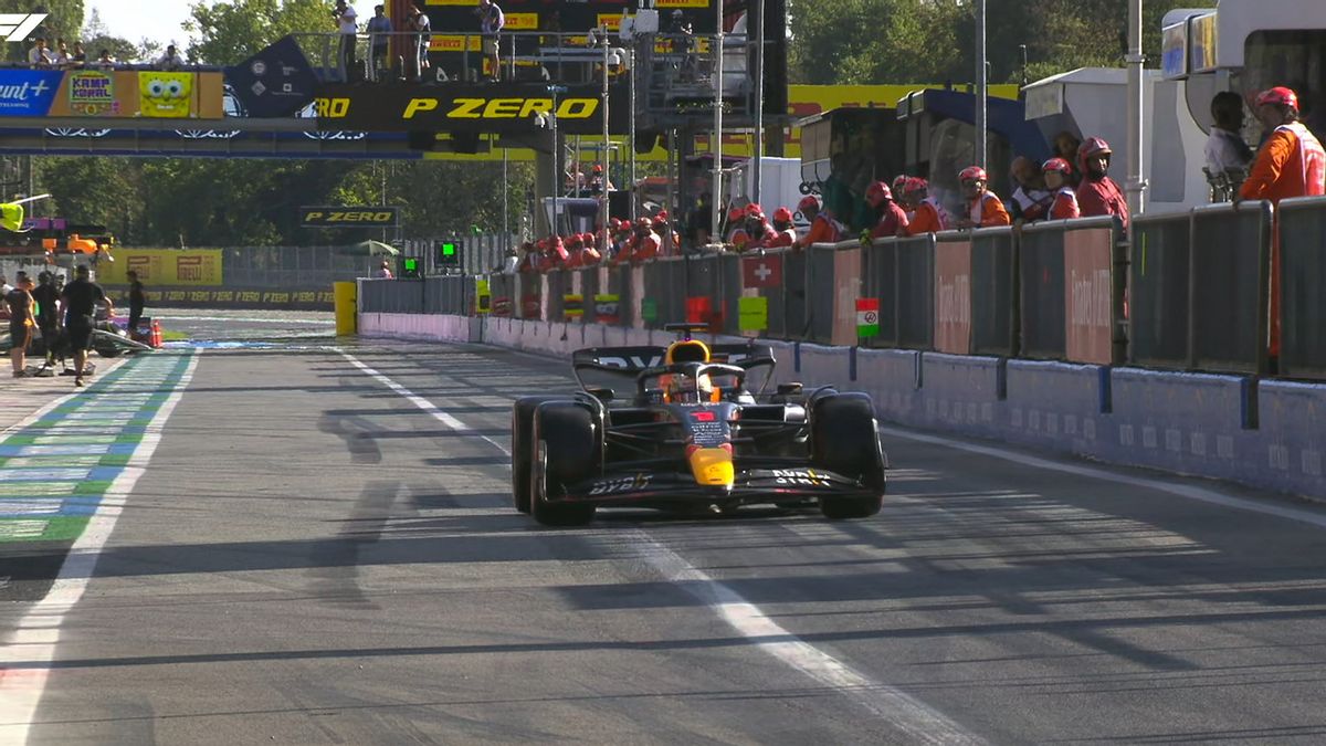 This Is The Italian Grand Prix Start Position At Monza