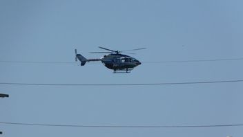 Training Helicopter Falls At Buperta Cibubur