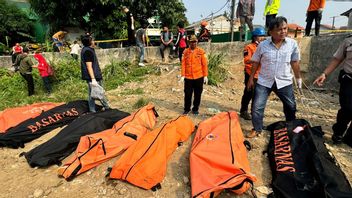 Members Of The Bekasi Metro Police TPP Examined By The Metro Jaya Police Propam Regarding The Death Of 7 Teenagers In The Bekasi River