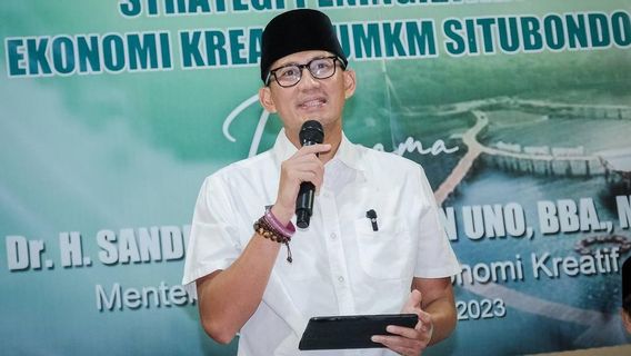 Demi Target Ekspor 26,5 Dolar AS, Menparekraf Sandiaga Berikan Kiat Sukses untuk Pelaku Ekraf di Situbondo