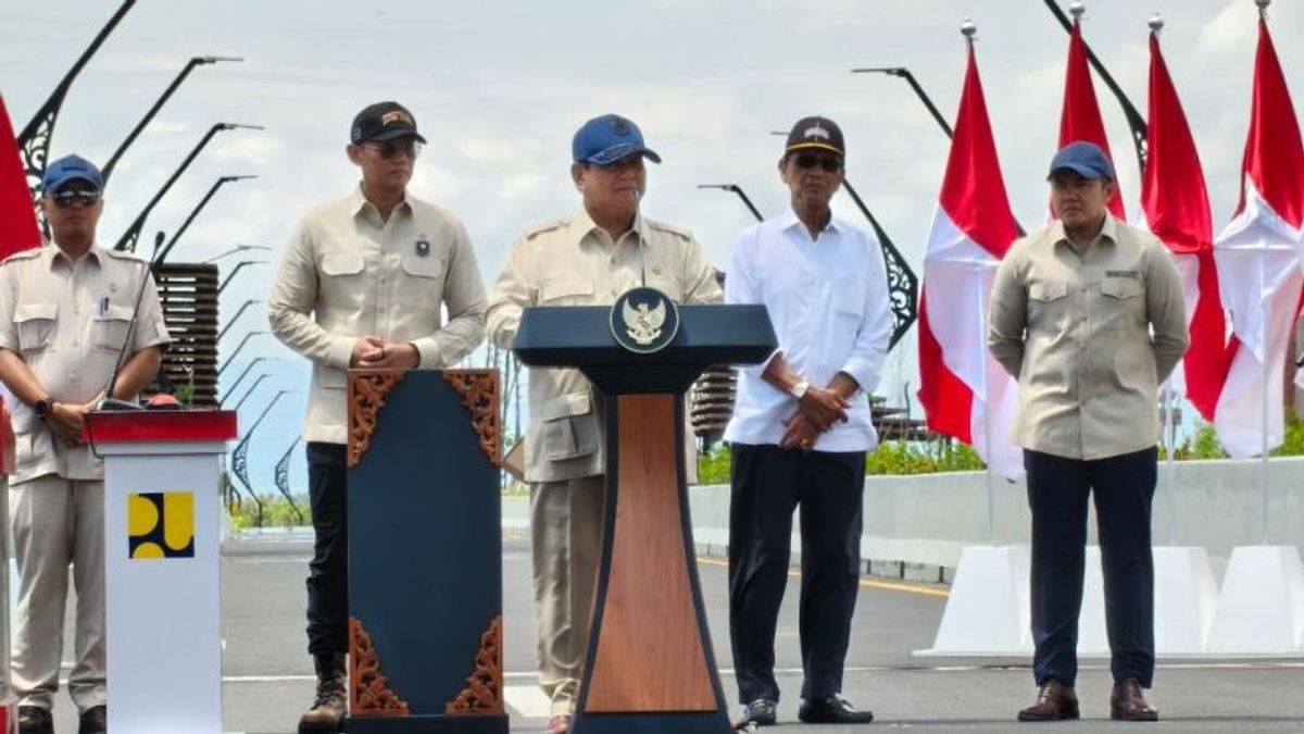 Resmikan Jembatan Kabanaran DIY, Prabowo: Dongkrak Ekonomi dan Pariwisata