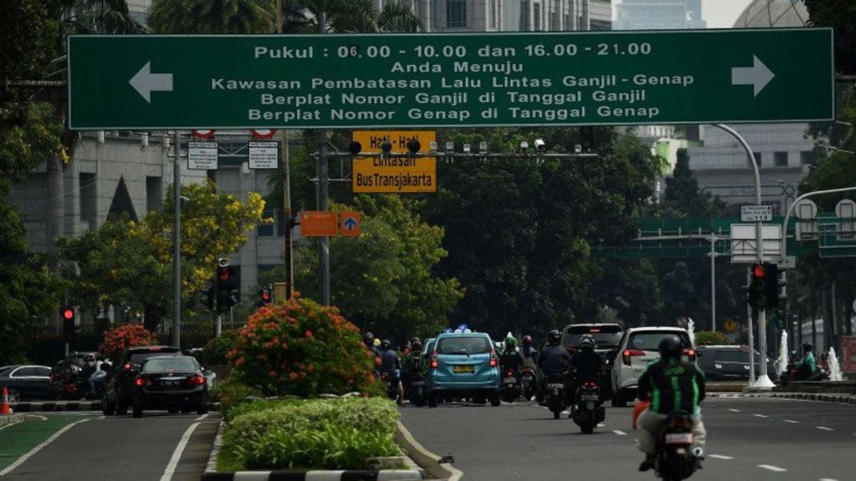 Jakarta's Odd-even Traffic Is Expanded, Violators In 13 New Locations Are Not Immediately Fined