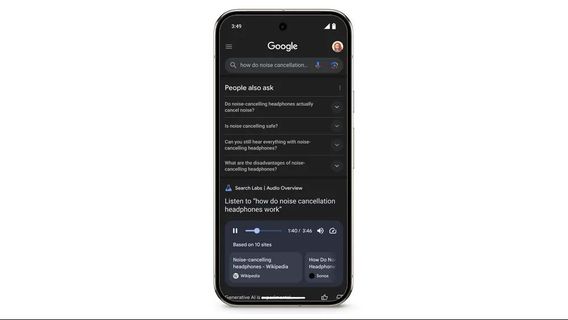 Google Tests Audio Overview, Search Summary Feature With Gemini AI Support