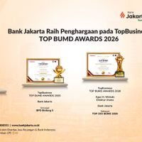 Konsisten Lanjutkan Transformasi, Bank Jakarta Raih TOP BUMD Awards 2026