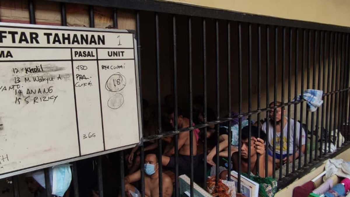 Jumlah Tahanan Polrestabes Semarang Lebihi Kapasitas