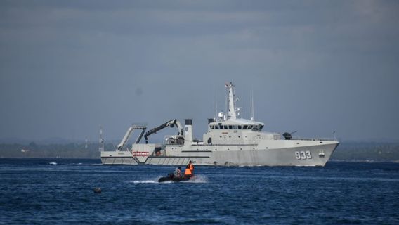 KRI ريغل نشر للعثور على ضحايا غرق KMP Yunicee، السفينة على عمق 78 مترا