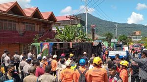 12 People Died In Deadly Accident Medan Bus Destination Bekasi In Padang Panjang West Sumatra