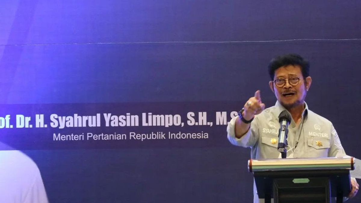 KPK明天召集前农业部长Syahrul Yasin Limpo