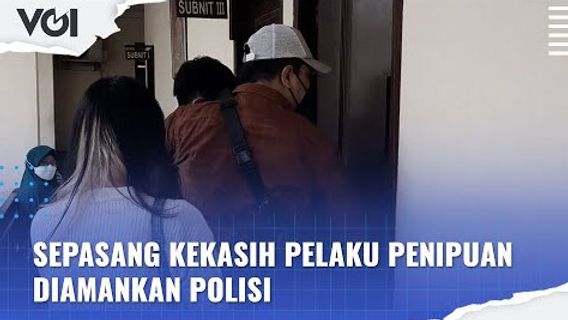 VIDEO: Sepasang Kekasih Pelaku Penipuan Diamankan Polisi