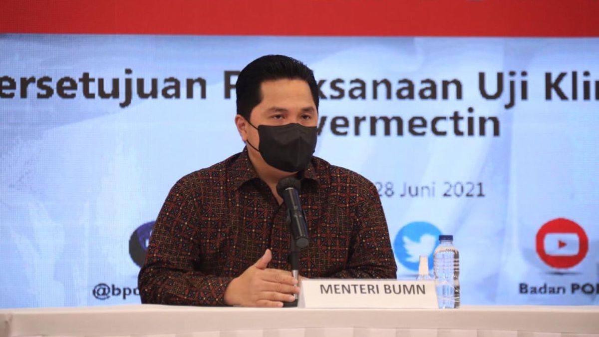 Berapakah Harga Obat COVID-19 Ivermectin? Berikut Penjelasan Erick Thohir