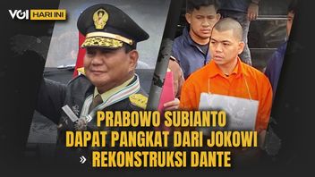 VIDEO VOI Hari ini: Prabowo Subianto Dapat Pangkat dari Jokowi, Rekonstruksi Anak Tamara Tyasmara