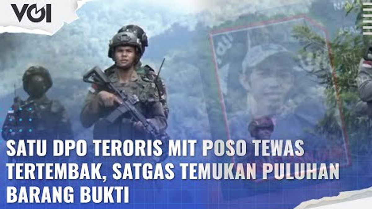 VIDÉO: Un DPO Terroriste De Poso Du MIT Abattu, Un Groupe De Travail Trouve Des Dizaines De Preuves