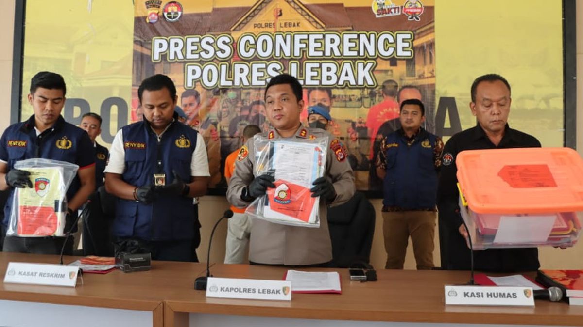 The Head Of Social Security And Social Affairs Of The Lebak Regency Social Service Has Become A Suspect In The Bansos Corruption Case