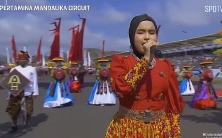 Putri Ariani Merasa Terhormat Bisa Bawakan Indonesia Raya di Pembukaan MotoGP Mandalika 2023