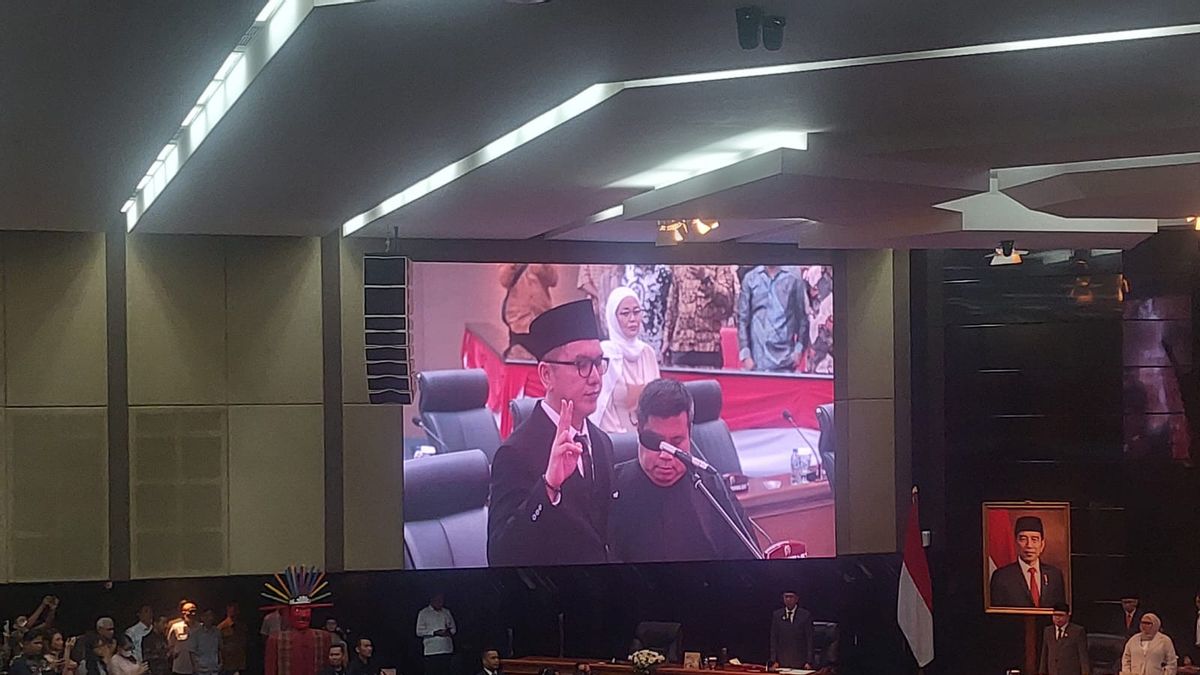 Officially As Member Of The DKI DPRD Gerindra Faction Replaces M Taufik, Bastian Simanjuntak Enters Commission E