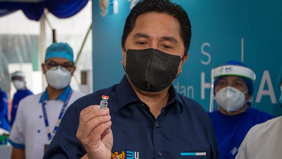 Erick Thohir Apporte De Bonnes Nouvelles: Bio Farma Prêt à Produire 77 Millions De Doses De Vaccin Rouge Et Blanc Et D’entreprises D’État En Juillet 2022