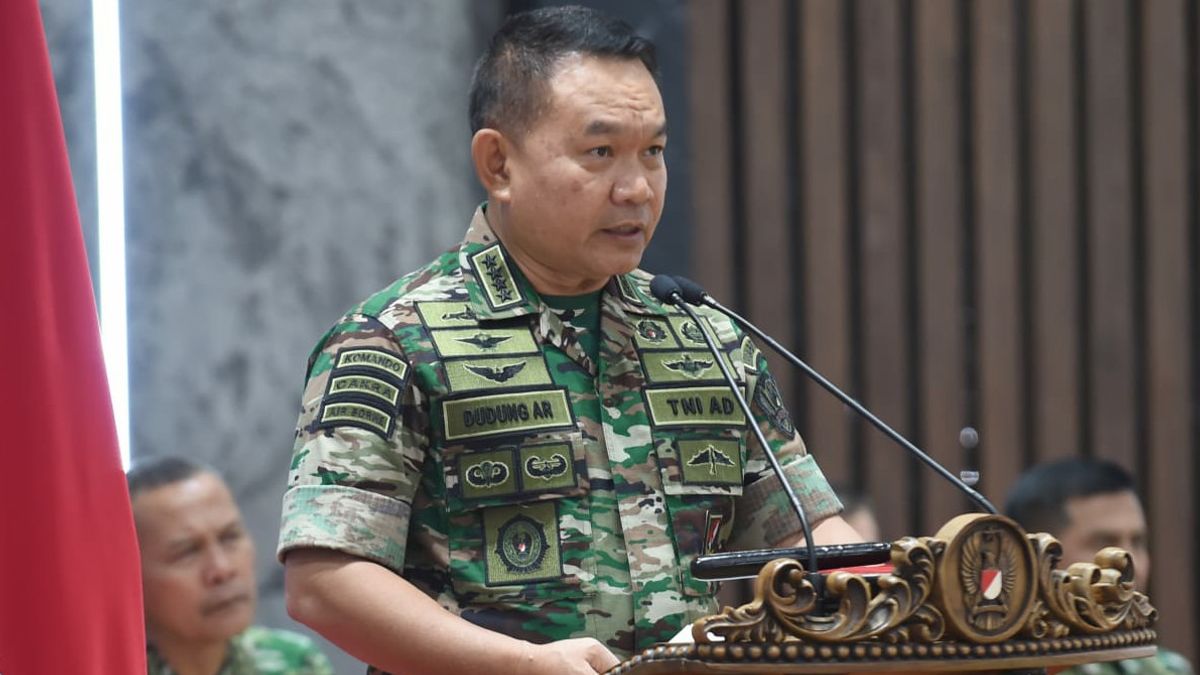 Army Chief Of Staff Emphasized That The Indonesian Army Is Ready To Guard National Development In 2023