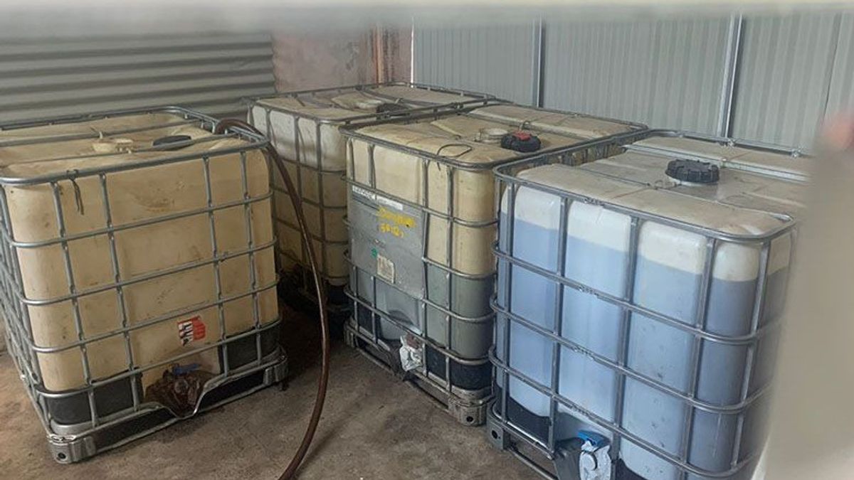 Polda Aceh Temukan Timbunan 1.500 Liter BBM Subsidi di Aceh Besar