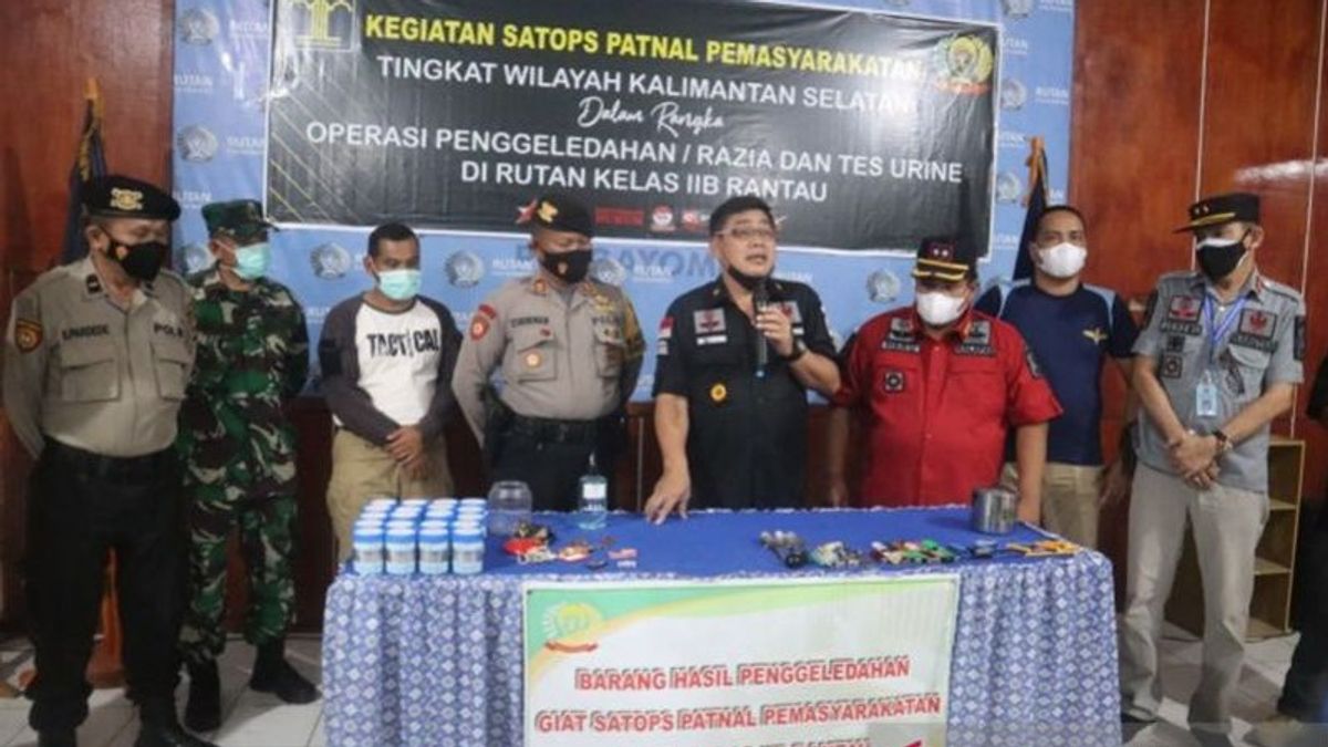Occupants Of The South Kalimantan Overseas Detention Center Obey The Law, Don't Store Dangerous And Negative Narcotics